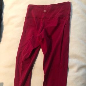 Lululemon wunder under crop
